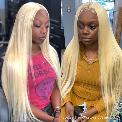 Raw European Natural 613 Blonde Cuticle Aligned Human Hair Piece Hd Full Lace Wig,Brazilian Thin Swiss Hd Lace Wig Virgin Hair